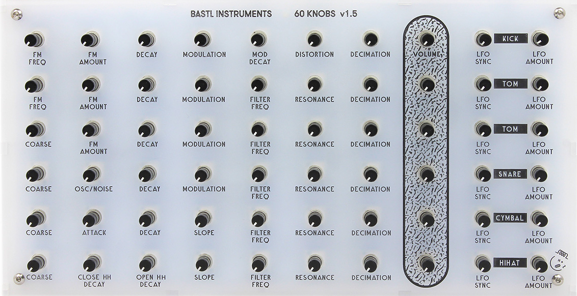 Bastl 60Knobs – Pump up your jam, 60 knobs at once Bastl 60Knobs – Pump up your jam, 60 knobs at once