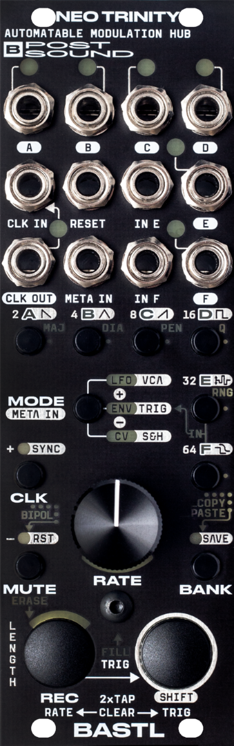 Bastl Neo Trinity Eurorack Module - 6 channels of gestural music