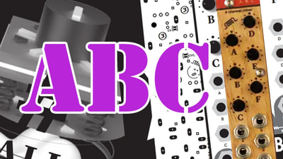 Bastl Instruments ABC Eurorack Module | six-channel signal mixer | demo performance