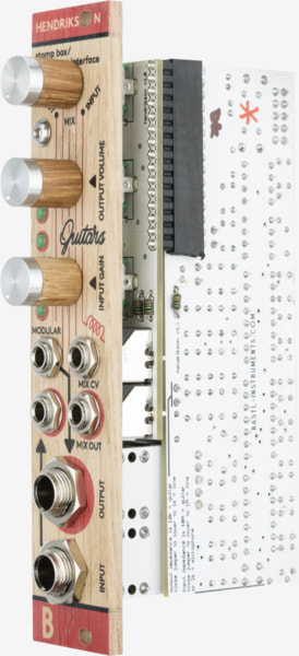 Bastl Instruments Hendrikson Eurorack Module | instrument amplifier | side view