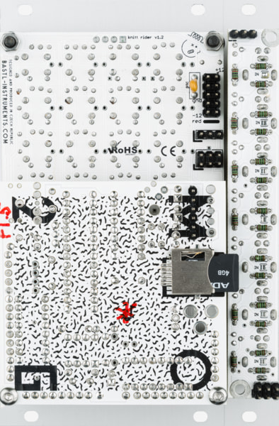 Bastl Instruments Knit Rider Eurorack Module | 6 voice trigger sequencer | circuit board