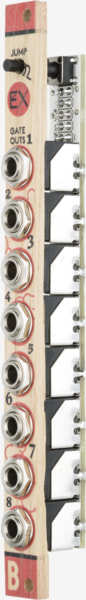 Bastl Instruments Popcorn Gate Exp Eurorack Module | gate expander for the Popcorn sequencer | side view