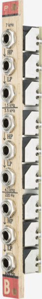 Bastl Instruments Propust Eurorack Module | triple passive filter | side view