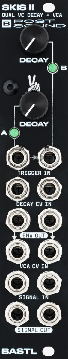 Bastl Skis Eurorack Module – Dual VC Decay with VCA