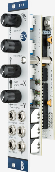 Bastl Instruments SPA Eurorack Module | expander for the granular sampler grandPa | side view