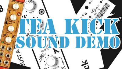 Bastl Instruments Tea Kick Eurorack Module | analog drum circuit | demo performance