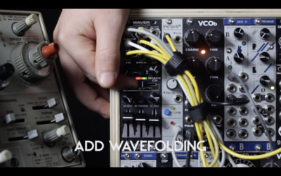 Bastl Instruments Waver Eurorack Module | wavefolding drone mixer | demo performance