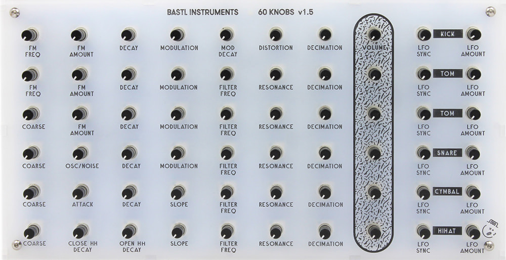 Bastl Instruments 60Knobs, contrôleur MIDI DIN physique pour le