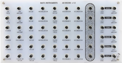 Bastl Instruments 60Knobs | MIDI controller | front view