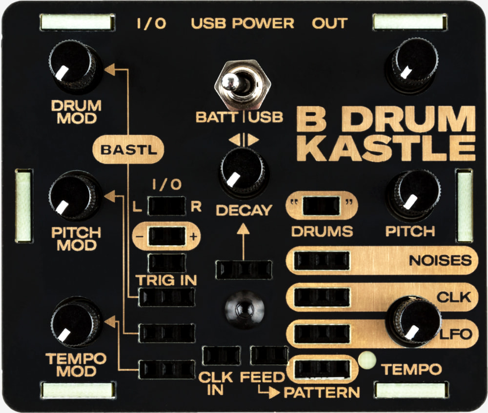 Bastl Kastle Drum – Discover rhythm on a tiny patchable groovebox