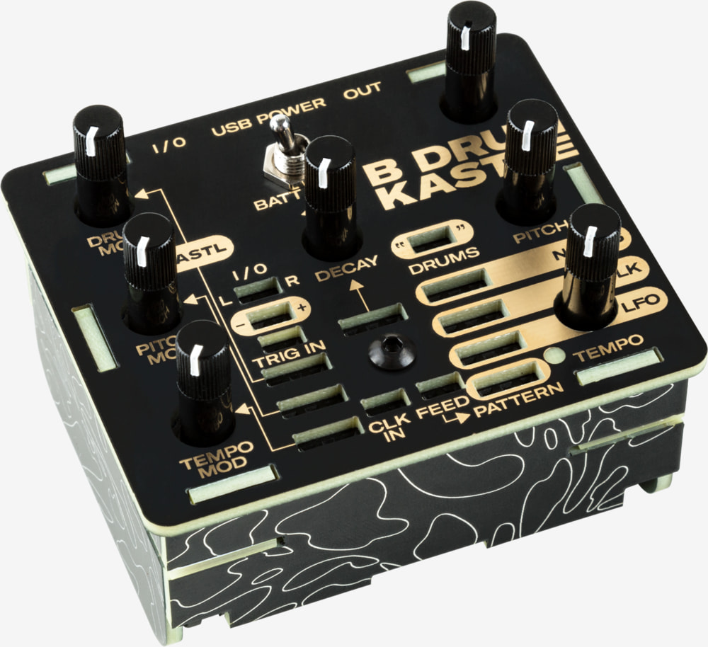 Bastl Kastle Drum – Discover rhythm on a tiny patchable groovebox