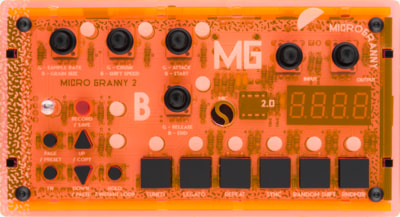Bastl Instruments microGranny | granular sampler | front view